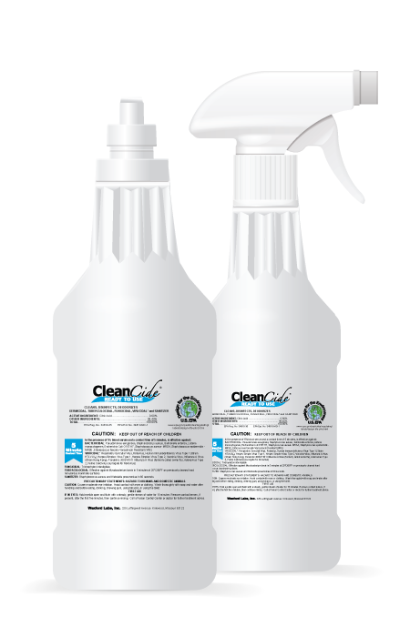 CLEAN-CIDE RTU DISINFECTANT  CLEANER DYE/FRAGRANCE FREE 